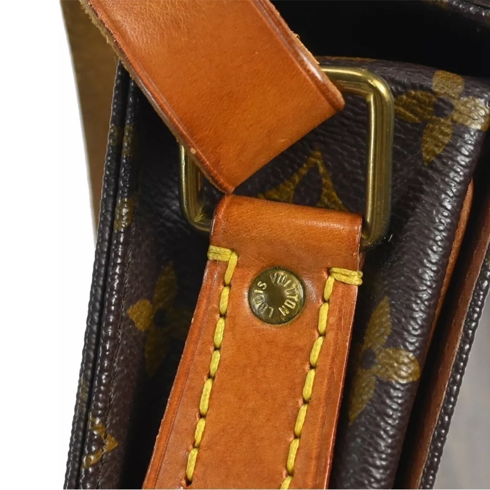 LOUIS VUITTON CARTOUCHIERE GM SHOULDER BAG PURSE MONOGRAM M51252 SL0930 XX19241 - Picture 4 of 11